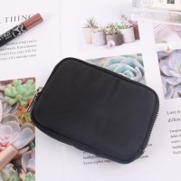 EU Style Mens Fashion Short Wallet Elastic Band Zipper Coin Purse Multifunctional Card Holder Coin Clip Lining Polyest
