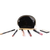 Portable Fashionable Womens Hand-Held Cosmetic Bags with Waterproof Zipper Manufacturers Supply Travel Shell Cosmetic