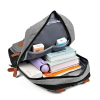 Mens Casual European American Retro Fashion Travel Backpack Large Capacity Oxford Zipper Waterproof Cross-Body Laptop