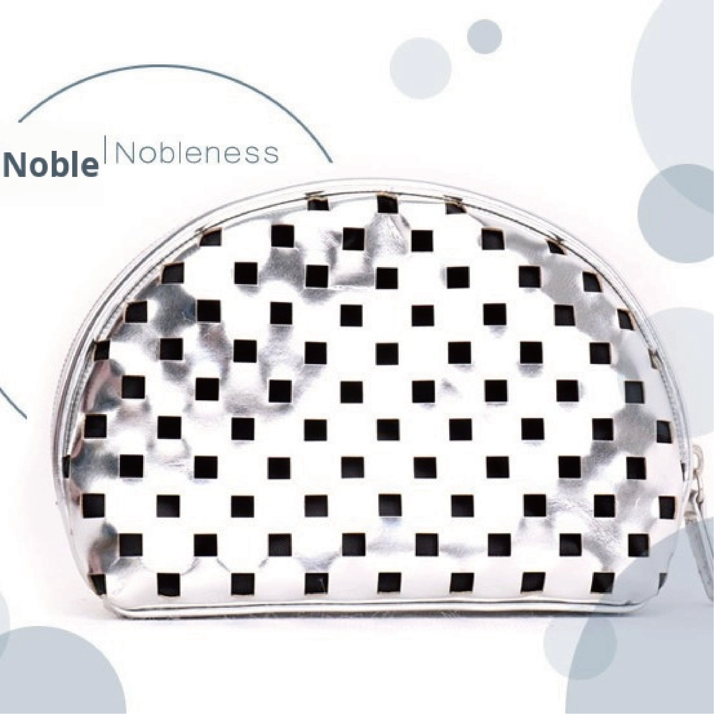 Hollow PU Cosmetics Travel Bag with Zipper Closure Womens Casual for Toiletry Hand-Held Bag Direct From Manufacturer