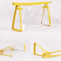 Large Capacity PVC Transparent Waterproof Cosmetic Bag Portable Multifunctional Zipper for Toiletry Shower Cosmetics Ba