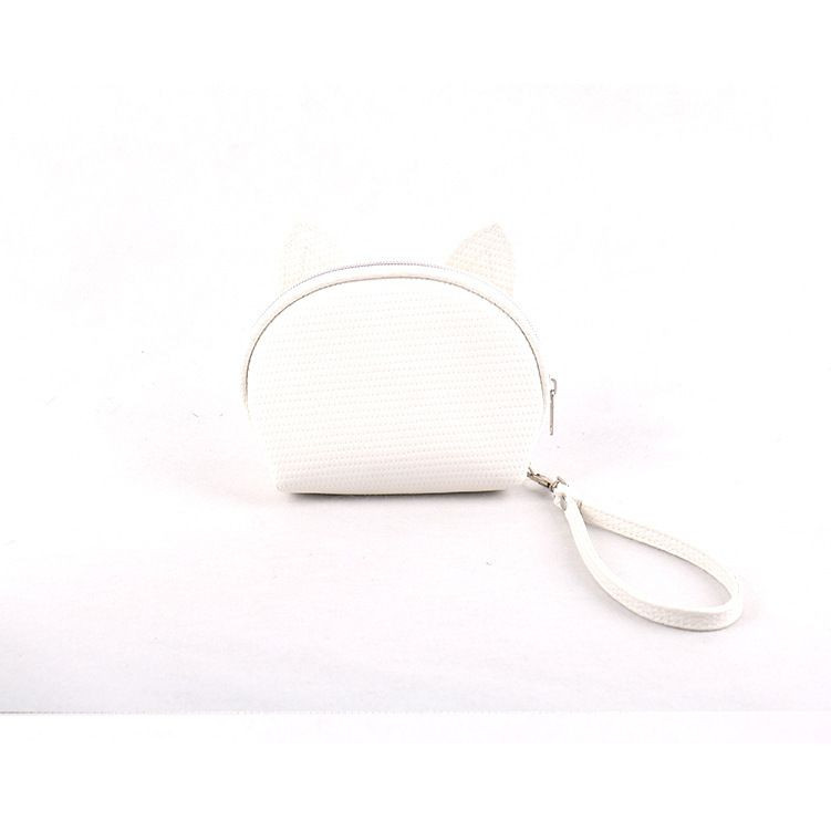 Factory Direct Supply Korean Style Large Capacity Cosmetic Bag Semi-Circular for Toiletry Zipper Hand-Held Storage T-Sh