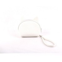 Factory Direct Supply Korean Style Large Capacity Cosmetic Bag Semi-Circular for Toiletry Zipper Hand-Held Storage T-Sh