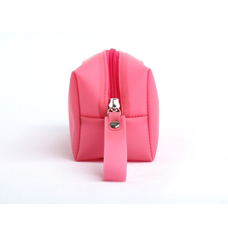 New Mini Portable PVC Cosmetic Bag Fashionable Candy-Colored Storage for Toiletry Bag with Zipper Closure Direct Manufa