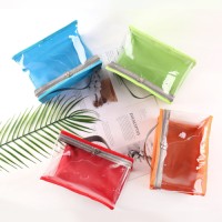 Durable Black PVC Mesh Makeup Bag Zipper Fashionable Letter Pattern Mini Cosmetic Bag Customizable Private Label Large