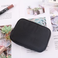EU Style Mens Fashion Short Wallet Elastic Band Zipper Coin Purse Multifunctional Card Holder Coin Clip Lin