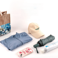 Airlines Inflight Wash Bag Womens Fashionable Large-capacity Anti-microbial Shoulder Crossbody Bag