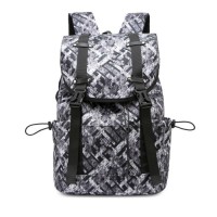 Trendy Waterproof Casual Laptop Backpack for Men Women Cross-Border Outdoor Fashion Polyester for College Students Trav