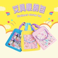 Waterproof Large Capacity Oxford Cloth Drawing Board Bag for Students Handheld Tutoring Tool Bag Zipper Manufactured St