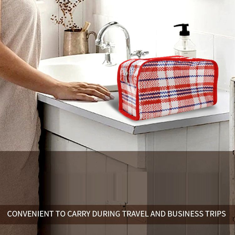 Wholesale Large Clear PP Transparent Daisy Zipper Makeup Bag Custom Logo Portable Fashion Cosmetic Storage Pouch