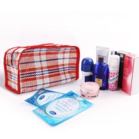 Wholesale Large Clear PP Transparent Daisy Zipper Makeup Bag Custom Logo Portable Fashion Cosmetic Storage Pouch
