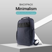 Custom 17 Inch Laptop Backpack Minimalist Design Waterproof Oxford Material USB Charger Shoe Compartment Travel-friendl