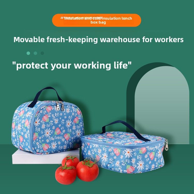 Large Capacity Striped Pattern Oxford Picnic Cooler Bag with Fashionable Waterproof Insulation Lunch Box and Ice Pack