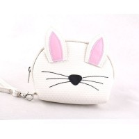 Factory Direct Supply Korean Style Large Capacity Cosmetic Bag Semi-Circular for Toiletry Zipper Hand-Held Storage T-Sh