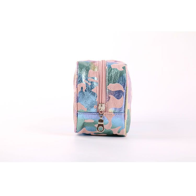 Korean Style Camouflage Cosmetic Case Fashionable Portable Storage Bag Simple Hand-Held Design Wholesale Supply Manufac