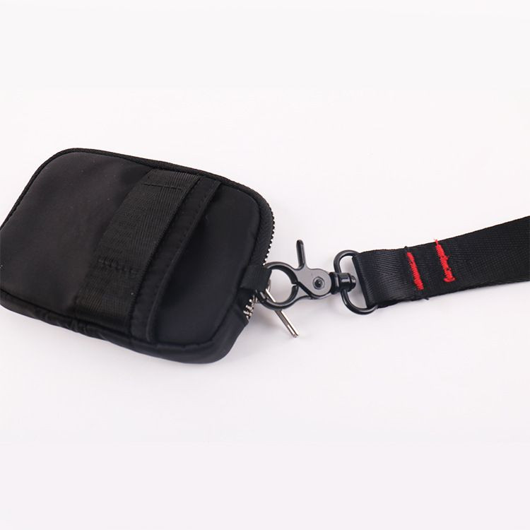 EU Style Mens Fashion Short Wallet Elastic Band Zipper Coin Purse Multifunctional Card Holder Coin Clip Lining Polyest