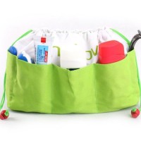 Manufacturers New Korean Style Large-Capacity Contrasting Color Cosmetic Bag Womens for Toiletry Storage Travel Cosme