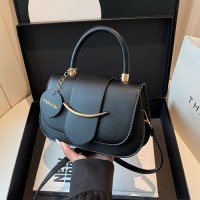 2025 Summer New Fashion Crossbody Shoulder Underarm Bag Solid Color Retro Texture Large Capacity Zip Winter Autumn Spri