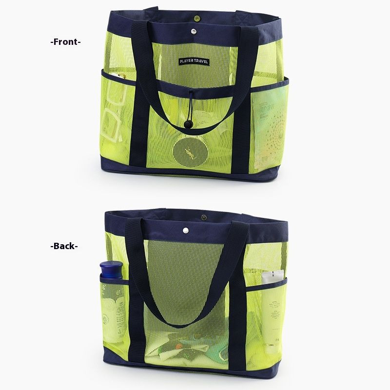 Large Capacity Sports Single Shoulder Handbag Fashionable Gym Beach Travel Storage Bag Polyester Universal Crossbody Wa