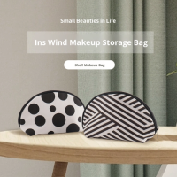 Inflight Womens New Fashion Korean Style Canvas Storage Bags EVA Material Travel Cosmetic Toiletry Bags