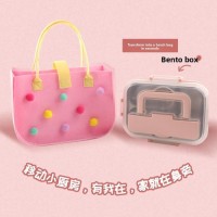 Womens Little Red Book Style Cartoon Felt Cloth Handbag Fashionable Baby Handbag Gift Candy Bag Shopping Bags