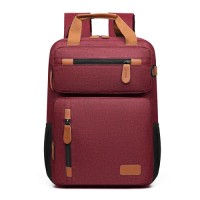 Mens Casual European American Retro Fashion Travel Backpack Large Capacity Oxford Zipper Waterproof Cross-Body Laptop